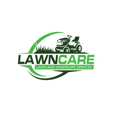 Illustration vector graphic of lawn mower logo