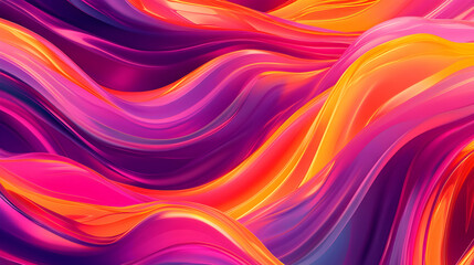 Obraz premium Colorful Abstract Waves with Vibrant Fluid Motion in Background