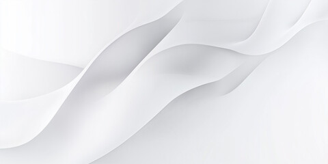 A flowing white abstract background with soft wave-like patterns creating a harmonious and elegant design ideal for modern applications