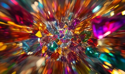 Shimmering Aberration in a Kaleidoscope of Colors, colorful, kaleidoscope, mesmerizing