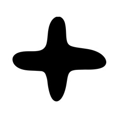 Obraz premium Abstract doodle-style retro shapes icon set with vibrant colors and playful designs. Perfect for vintage-themed projects, branding, and creative design elements