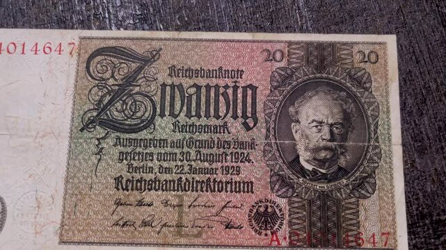 ancient german banknote