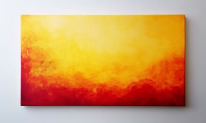 Obraz premium Vibrant orange red and yellow gradient on a canvas , canvas, colorful