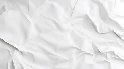 Obraz premium Paper texture, white crumpled and creased paper poster texture