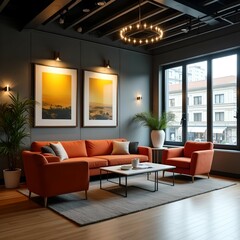 Stylish meeting rooms and lounges