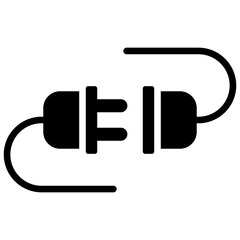 Connector Glyph Icon