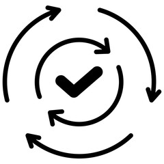 Continuity Glyph Icon