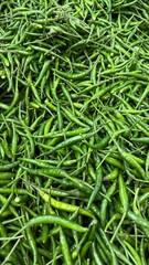 Vegetables are found in the Indian market located in Plano, Dallas, Texas, USA.