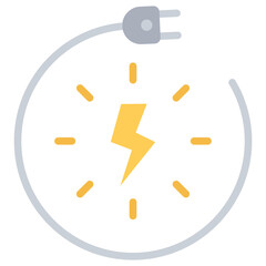 Voltage Flat Icon