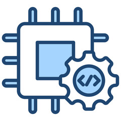 Firmware Blue Icon