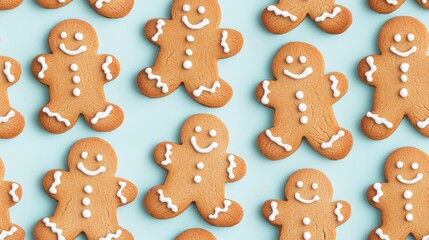 Baking gingerbread cookies kitchen food photography festive atmosphere overhead view holiday treats