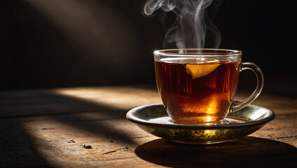 Herbal Tea with Dancing Steam