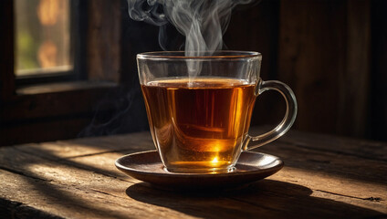 Herbal Tea with Dancing Steam