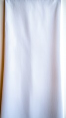 Smooth White Fabric Texture  Minimalist Background  Clean Textile Surface