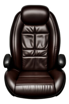 recommend clip art: Luxury Brown Leather Car Seat With Comfortable Armrests