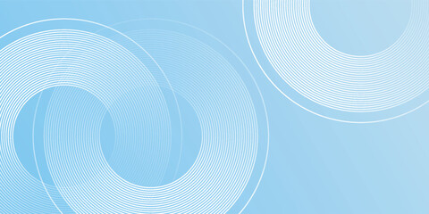 Abstract minimalist banner background, pastel colorful, blue and white art