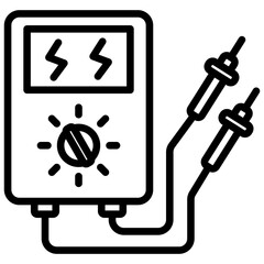 Multimeter Outline Icon