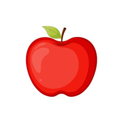 Apple icon on a white background. Vector illustration.