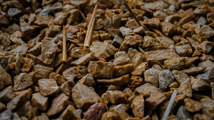 Close-Up of Gravel and Stones