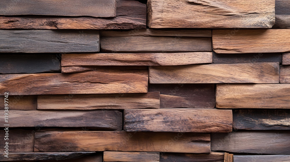 Poster rustic wooden planks texture for natural and earthy decorative design element : generative ai