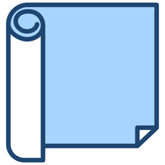 Roll Blue Icon