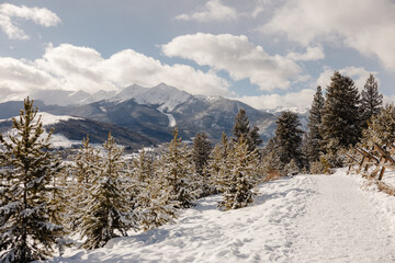 Sapphire Point, Colorado in the winter