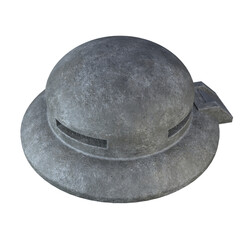 Bunker isolated on white