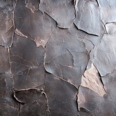Fototapeta premium Dark Gray Stone Texture Cracked Rock Surface Grunge Background Natural Stone Wall
