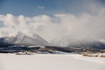 Lake Dillon in the winter