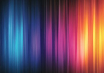 Fototapeta premium Vibrant Color Gradients with Vertical Stripes in Shades of Blue, Purple, Pink, and Orange for Modern Digital Artwork or Background Designs