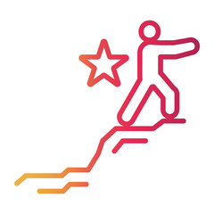 person Line Gradient Icon