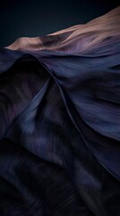 Fototapeta premium Abstract Dark Blue Gradient Background Elegant Fabric Texture Wallpaper Design