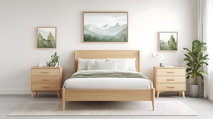 Serene Minimalist Bedroom Interior Design - Minimalism