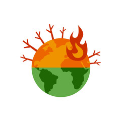 Climate Change Illustration