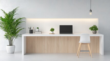 Minimalist Home Office Desk Setup - Minimalism