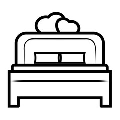 bed Line Icon