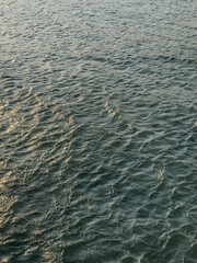 sunlight reflecting on the sea