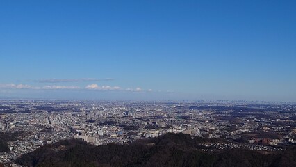 高尾山から見た景色