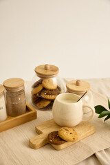 Modern Cozy Decor Technologic Appliance Kitchen Beauty Spa On a Blank Background