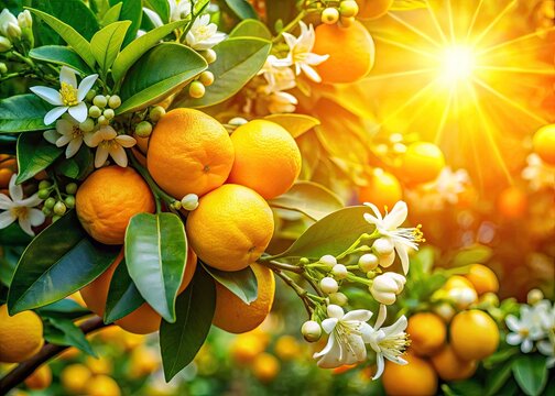 Orange Blossom, Citron, and Orange Tree Bloom - Stunning Citrus Photography