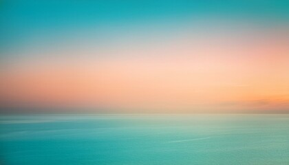 Obraz premium Serene sunset over tranquil ocean waters.