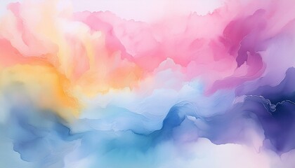 Fototapeta premium Abstract pastel color swirls. Dreamy, soft background.