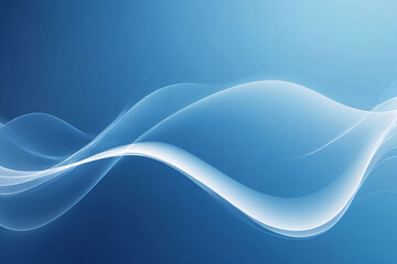 Fototapeta premium abstract blue wave background
