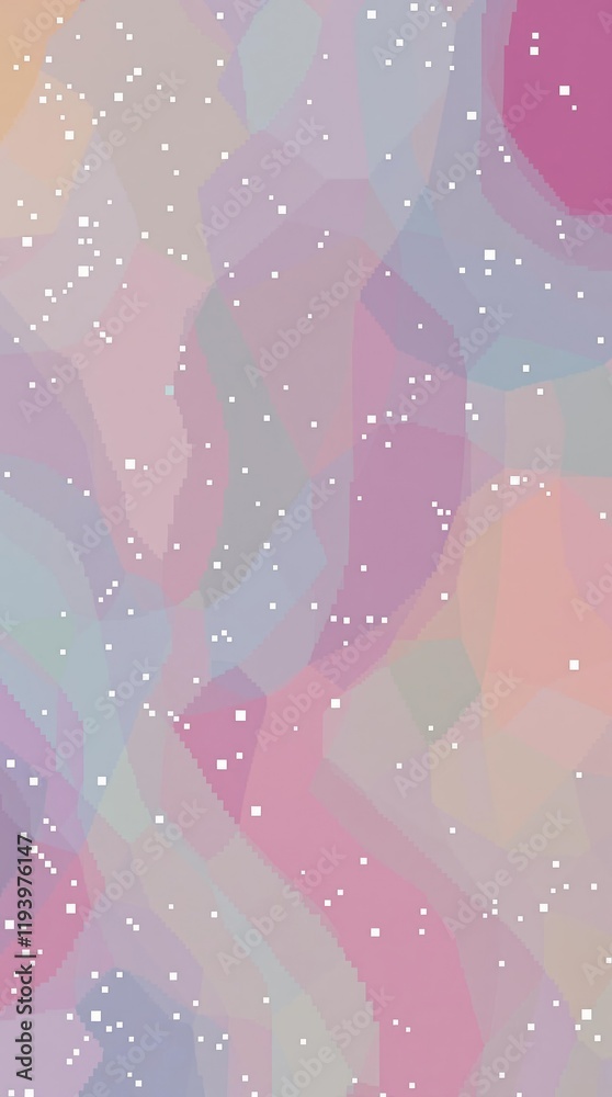 Poster abstract pixel art background with pastel colors