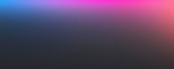 Obraz premium Ash Gray Wallpaper Background with Neon Sunrise Pink Light, Banner Header