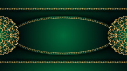 Luxury mandala background, round decoration