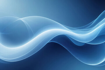 Fototapeta premium abstract blue wave background