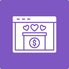 Online Donation Icon