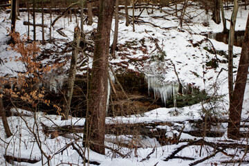 Conkles Hollow in Winter, Hocking Hills State Park, Ohio