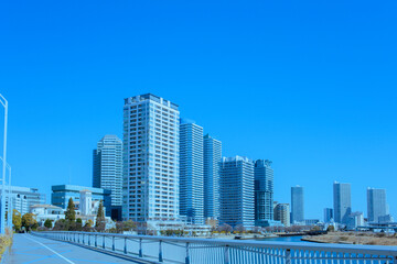 Fototapeta premium 高層マンション